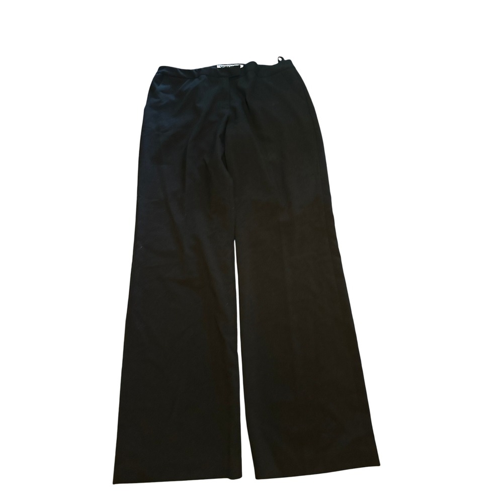 Vicky Tiel Women's‎ Black Wide Leg High Waist Career Dress Pants Size 8
